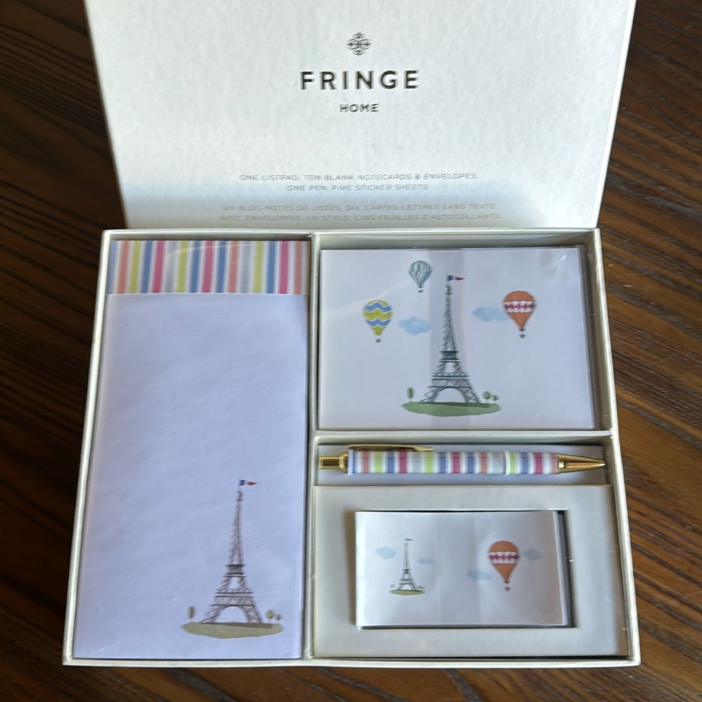 Watercolor Paris notecard set